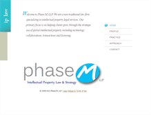 Tablet Screenshot of phasem.com